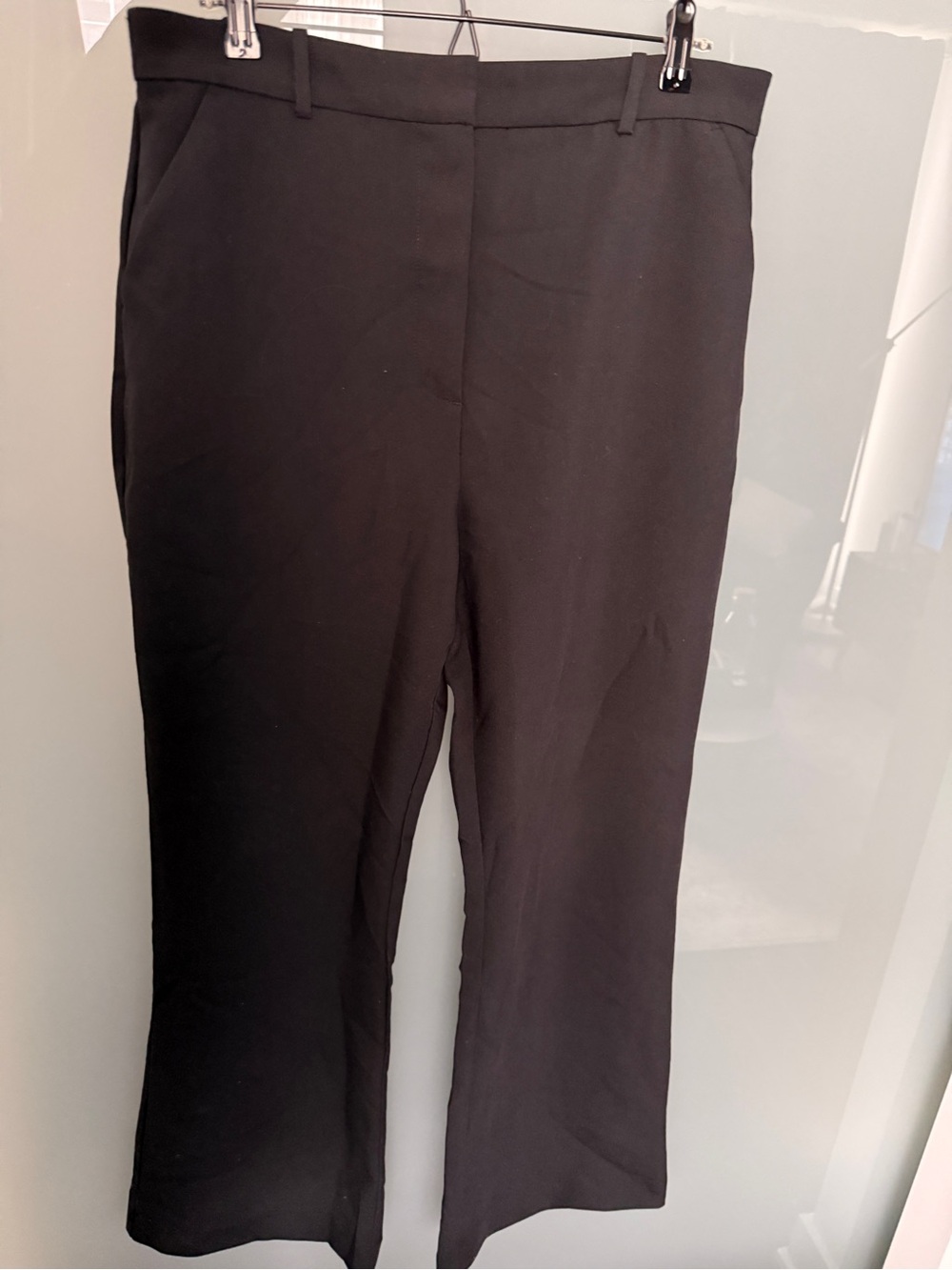 Abercrombie & Fitch Black Boot Cut Dress Pants